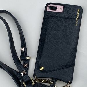Bandolier Carly Black & Gold for iPhone 8+ / 7+ /